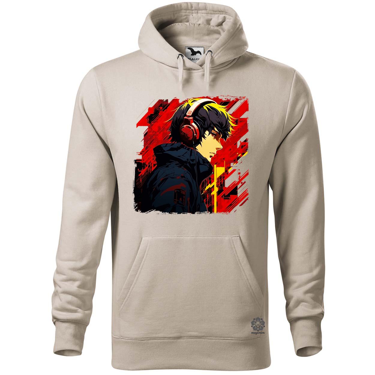 Minimalista Cyberpunk srác v4 egyedi  pulóver 