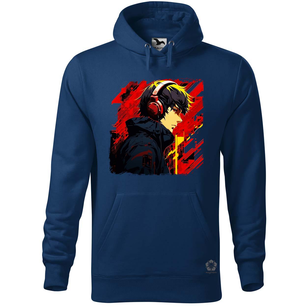 Minimalista Cyberpunk srác v4 egyedi  pulóver 