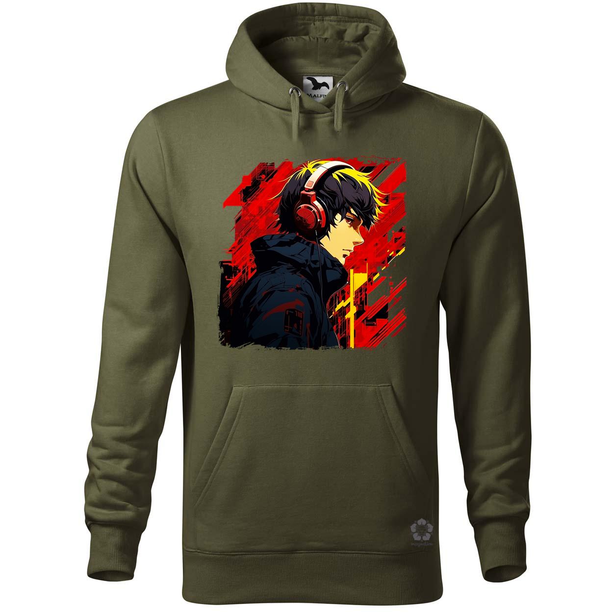 Minimalista Cyberpunk srác v4 egyedi  pulóver 