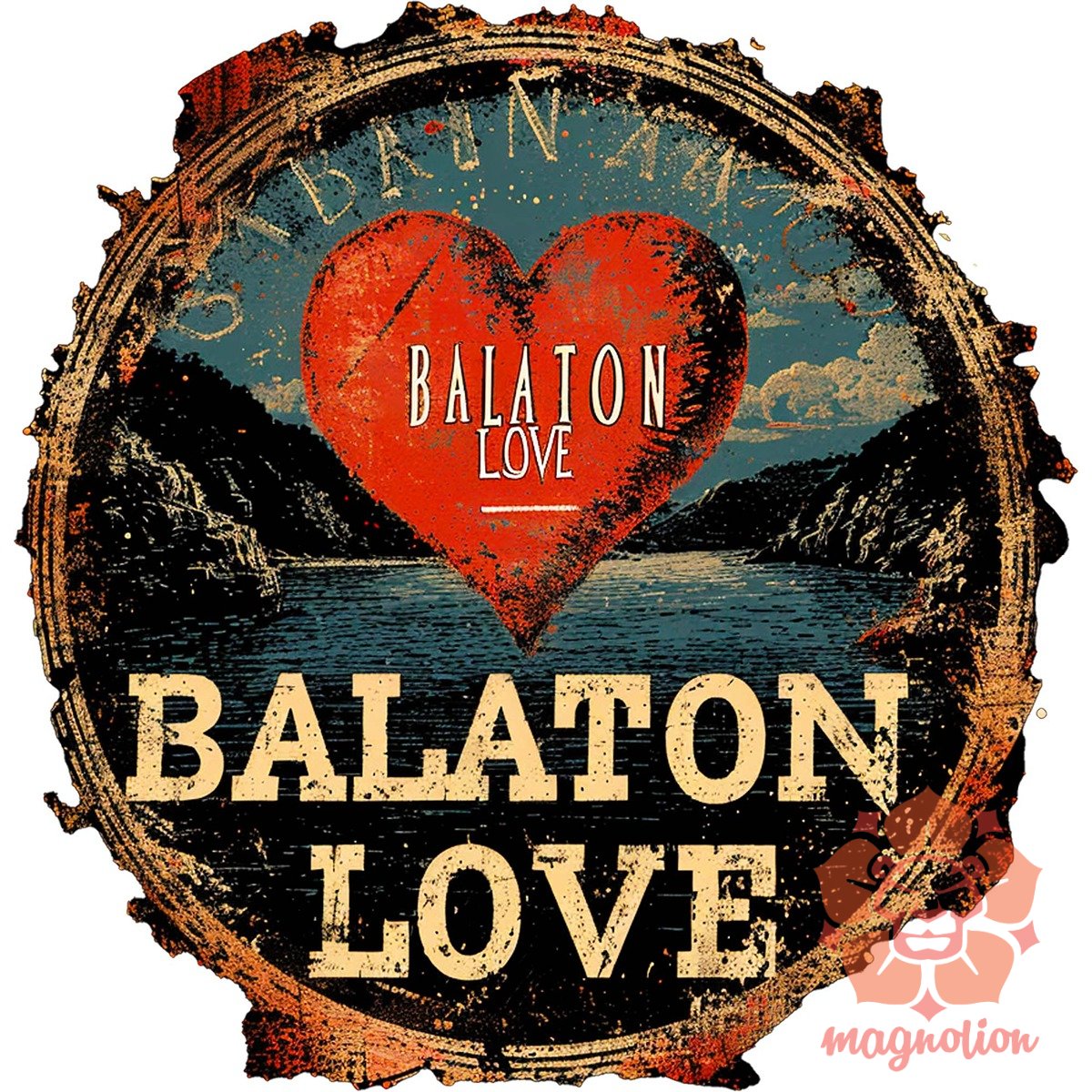 Balaton LOVE v3 egyedi póló 