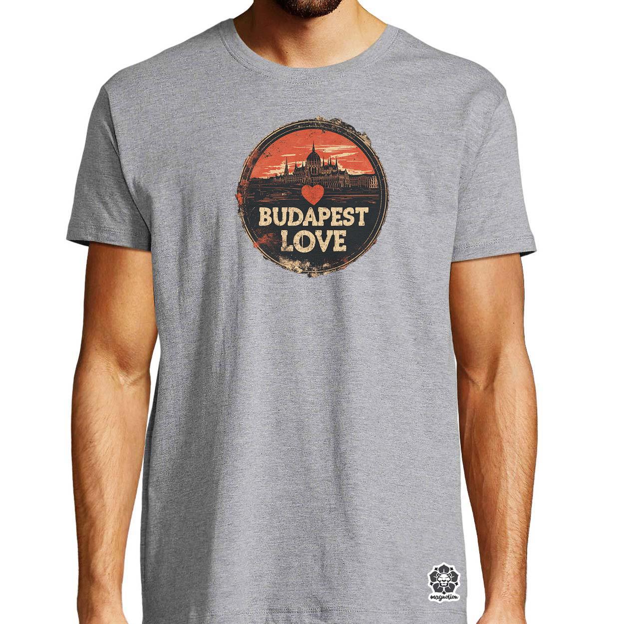 Budapest LOVE v1 egyedi póló 