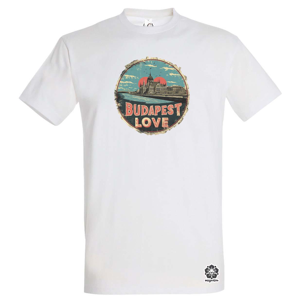 Budapest LOVE v2 egyedi póló 