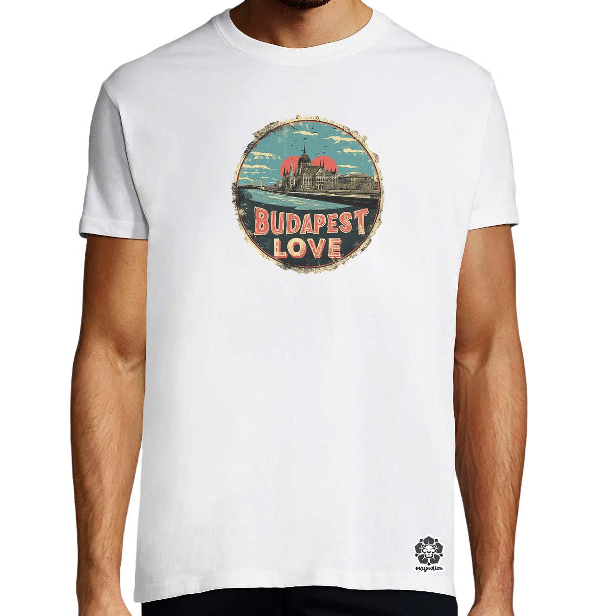 Budapest LOVE v2 egyedi póló 