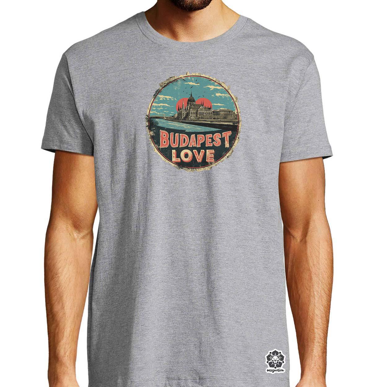 Budapest LOVE v2 egyedi póló 