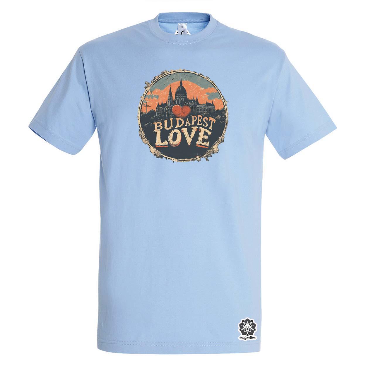Budapest LOVE v4 egyedi póló 