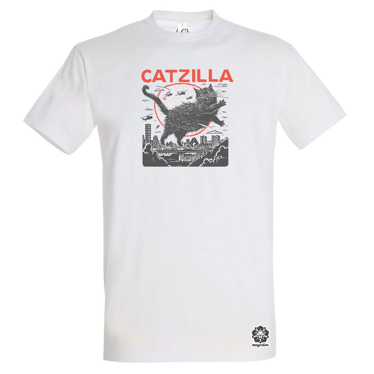 Catzilla v1 egyedi póló 