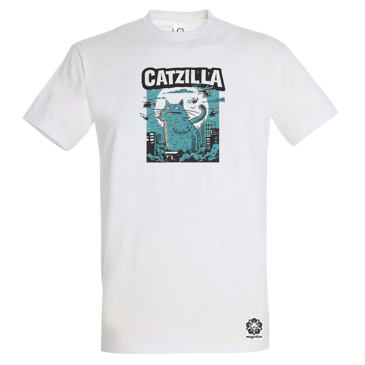 Catzilla v10 egyedi póló 