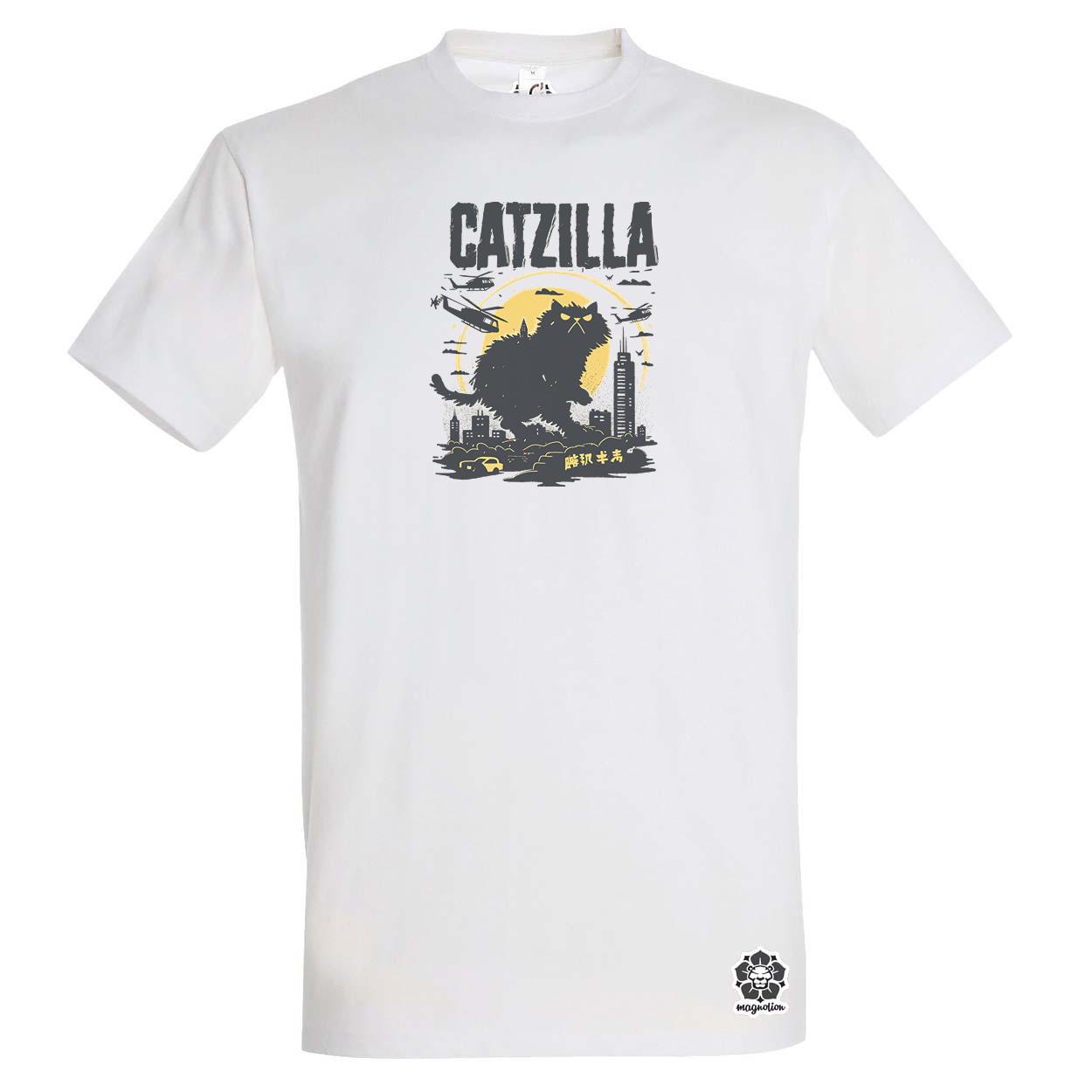 Catzilla v3 egyedi póló 