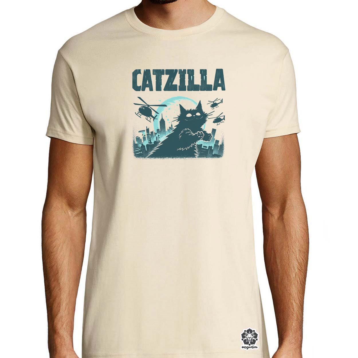 Catzilla v4 egyedi póló 