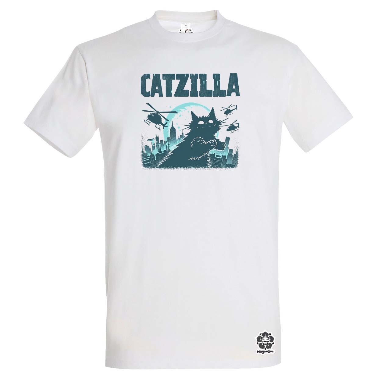 Catzilla v4 egyedi póló 