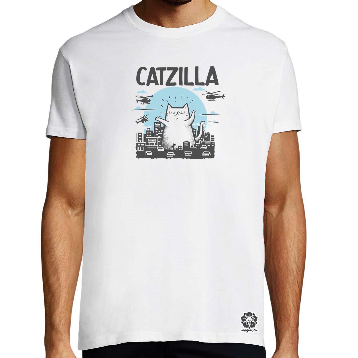 Catzilla v5 egyedi póló 