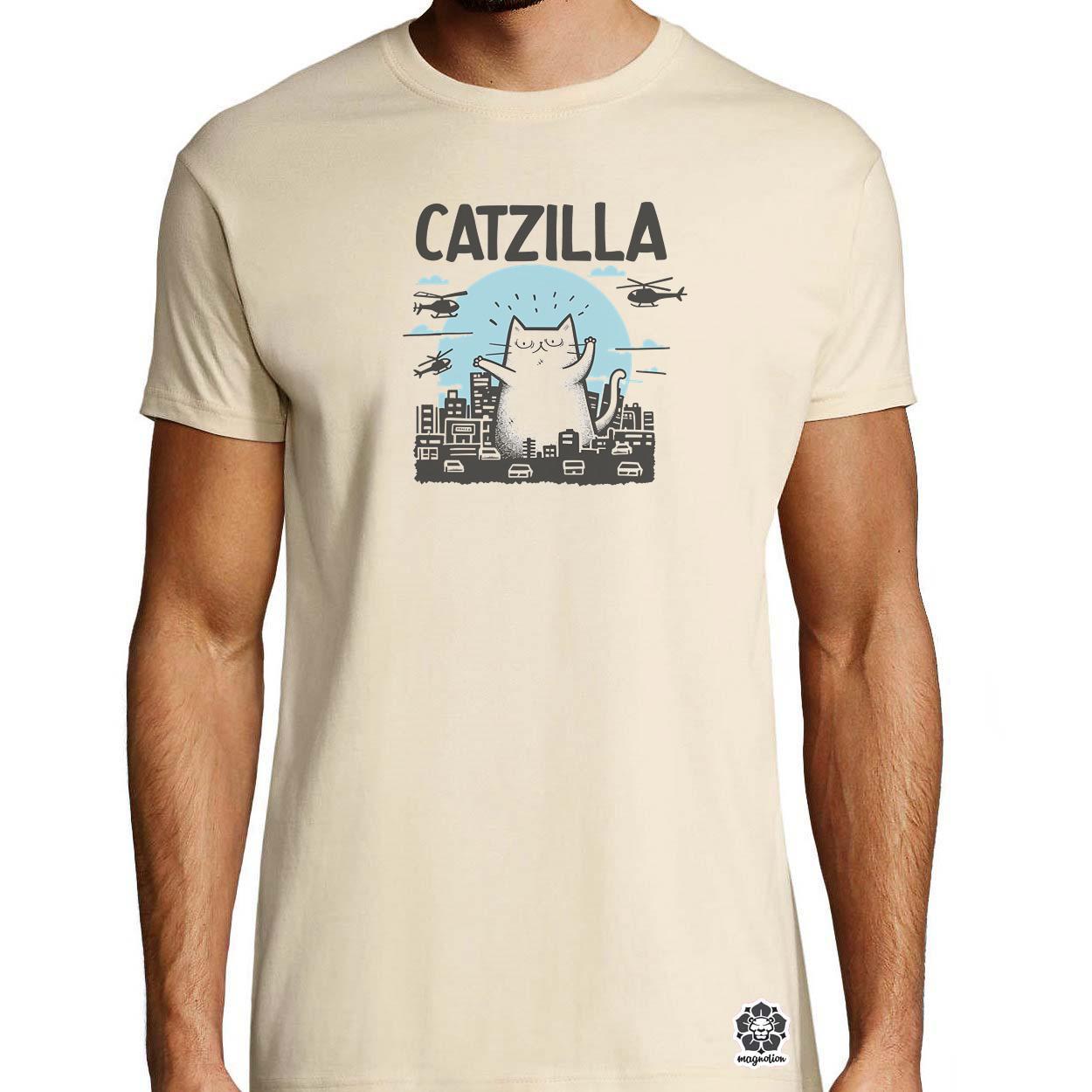 Catzilla v5 egyedi póló 