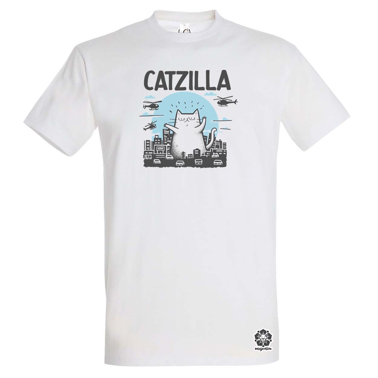 Catzilla v5 egyedi póló 