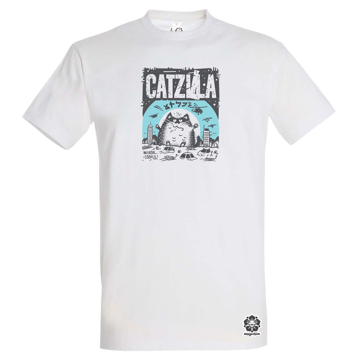 Catzilla v6 egyedi póló 