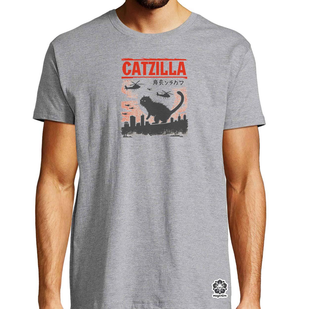 Catzilla v8 egyedi póló 