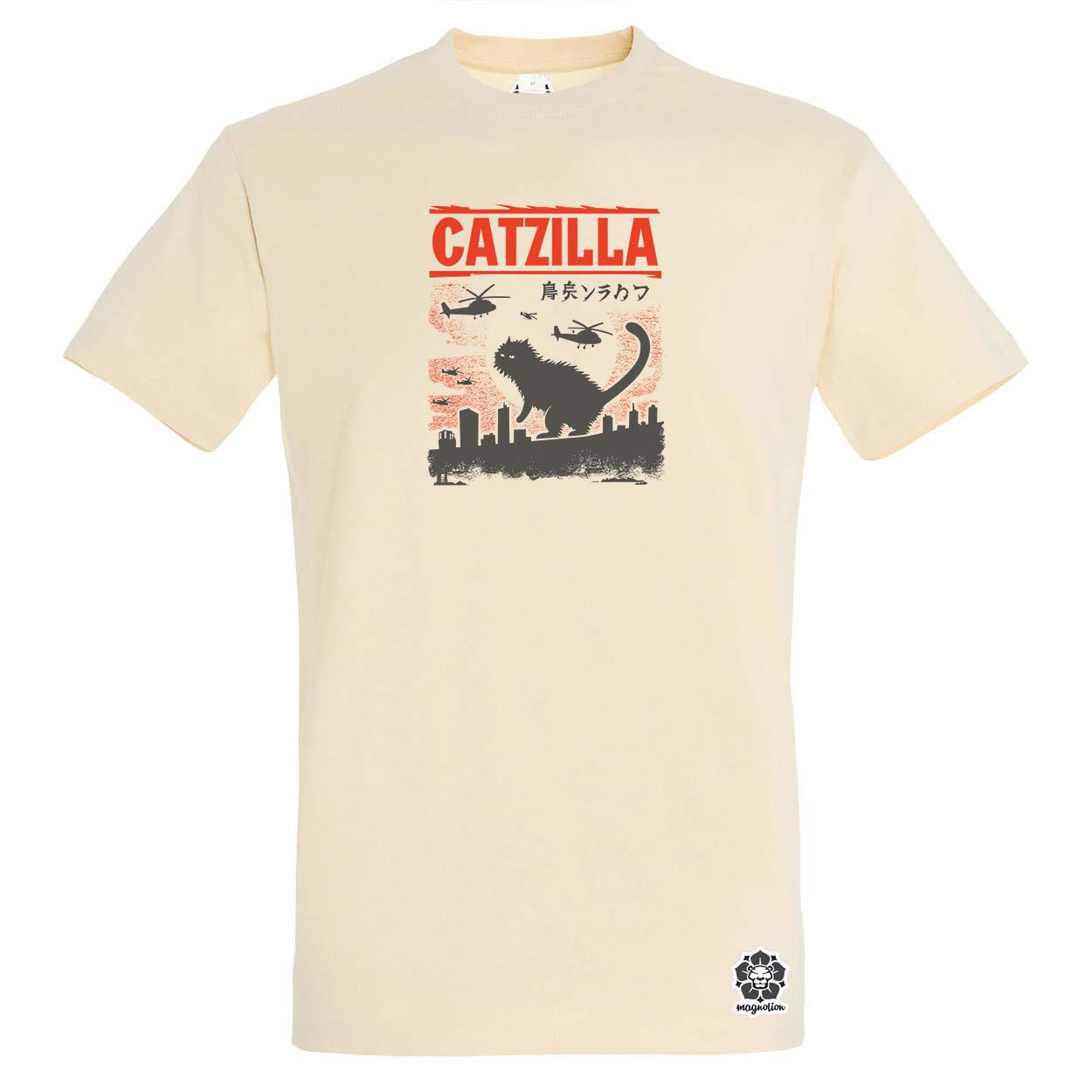 Catzilla v8 egyedi póló 