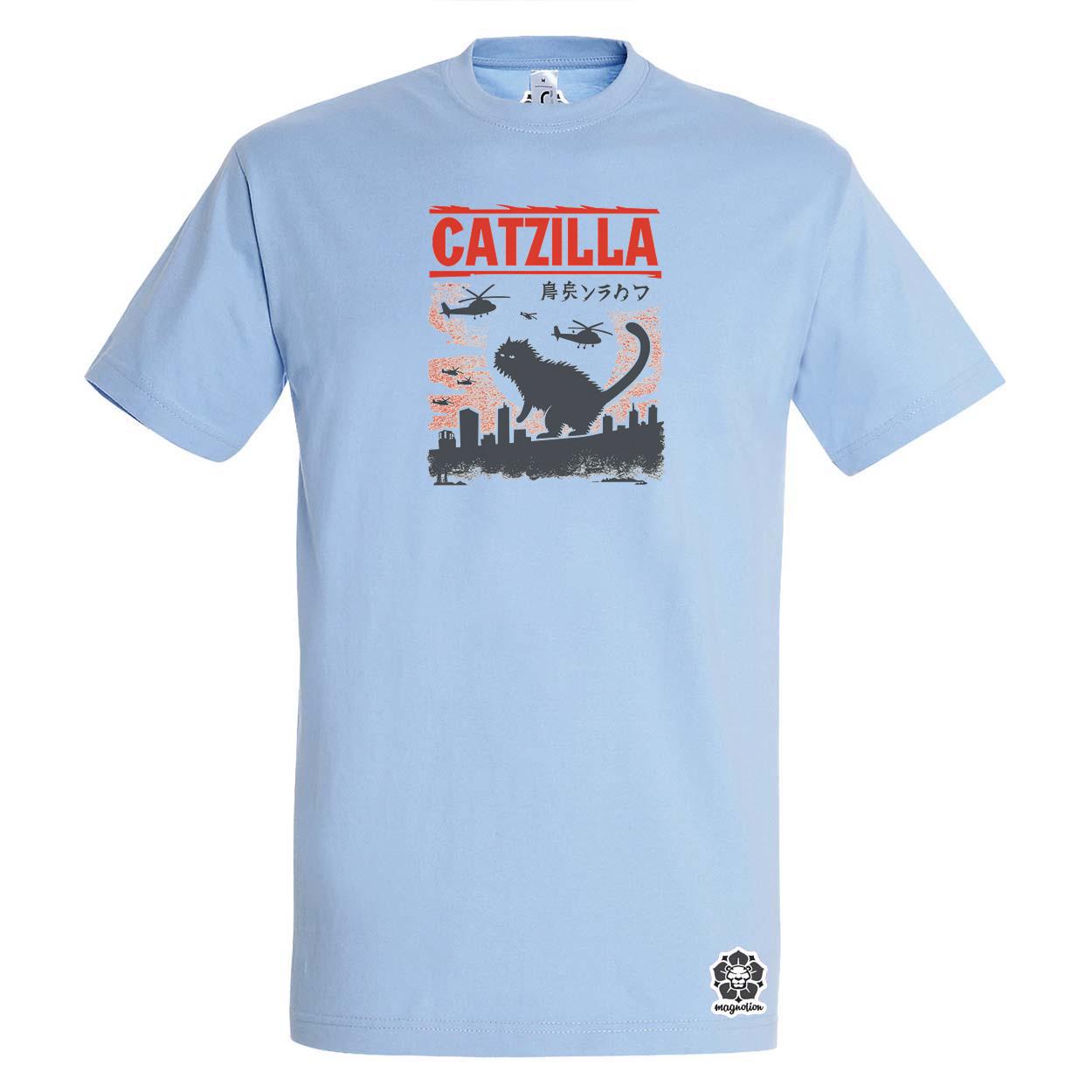Catzilla v8 egyedi póló 