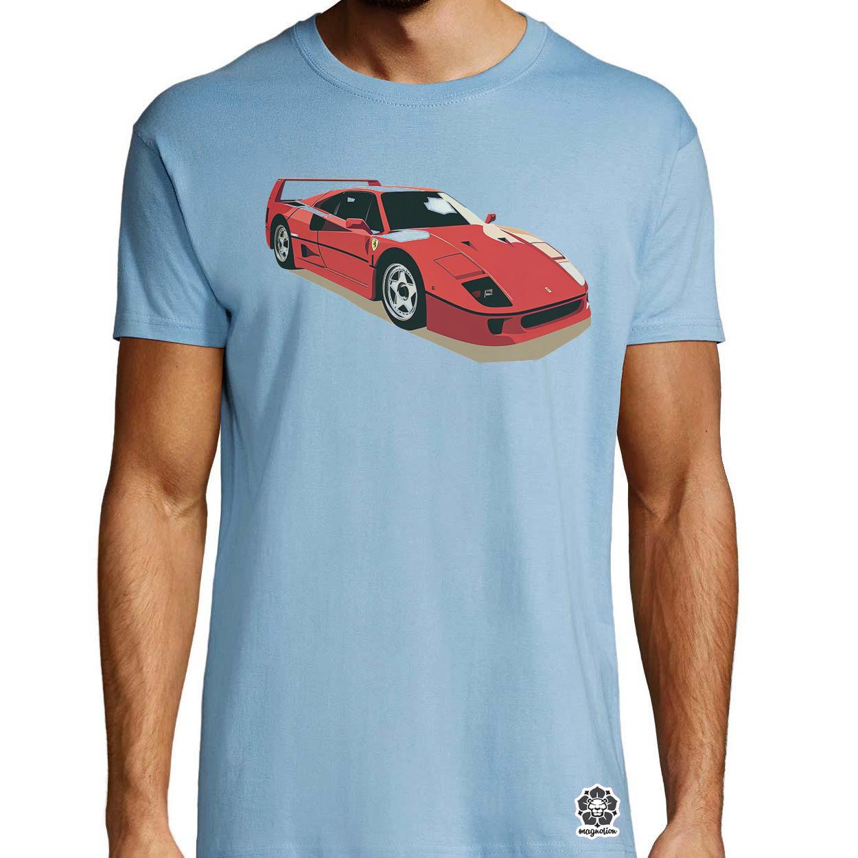 Ferrari F40 rajz v10 egyedi póló 