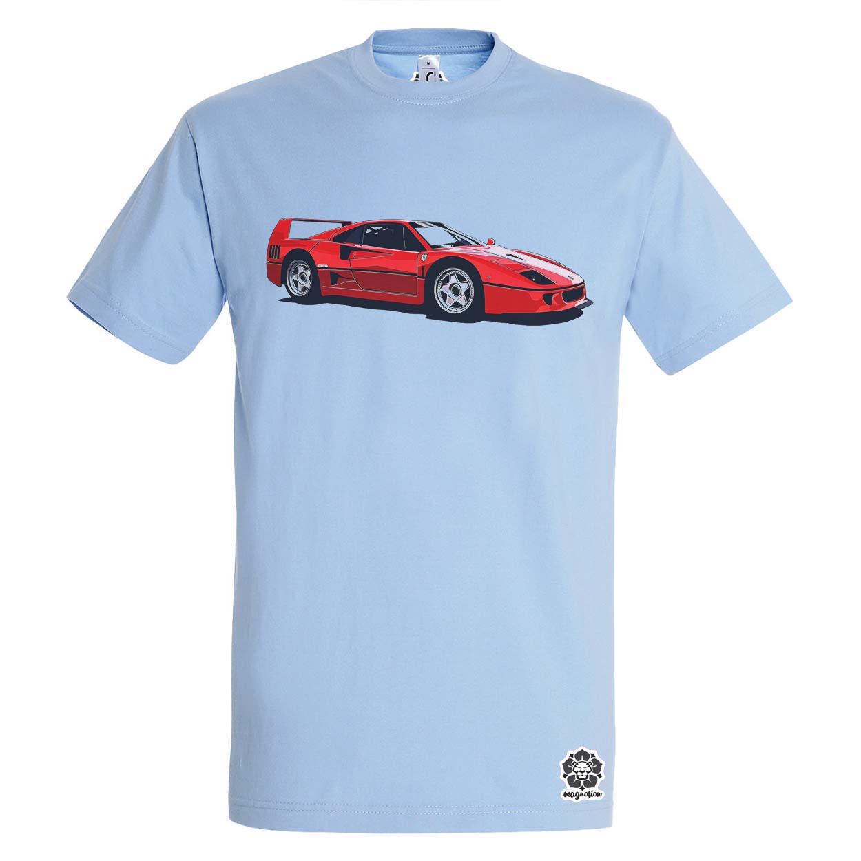 Ferrari F40 rajz v5 egyedi póló 