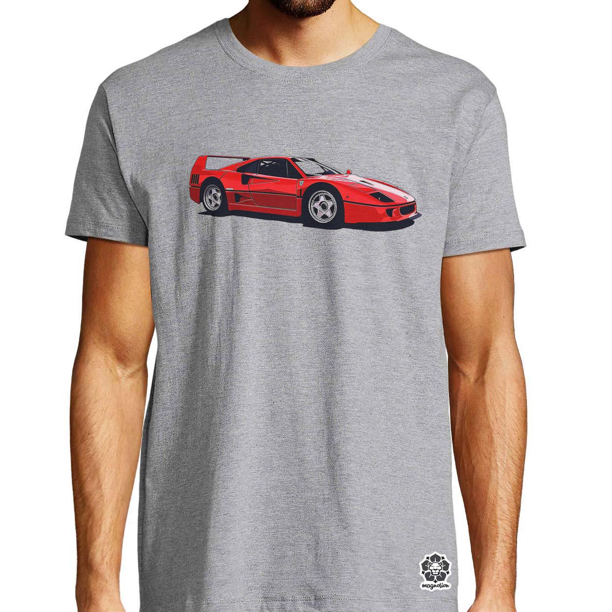 Ferrari F40 rajz v5 egyedi póló 