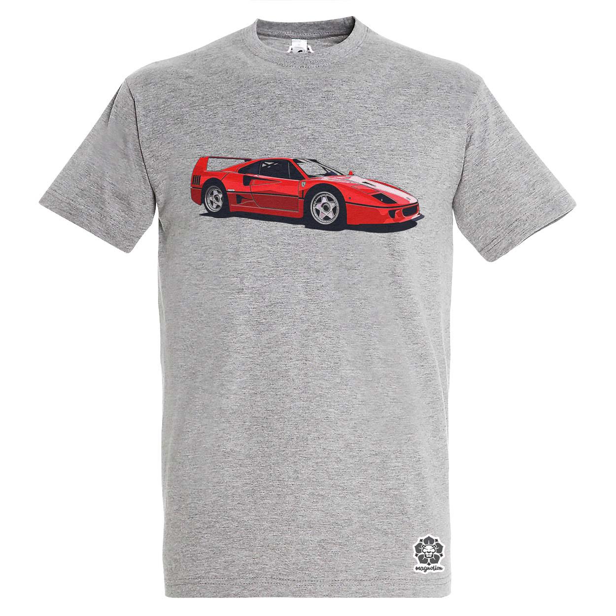 Ferrari F40 rajz v5 egyedi póló 