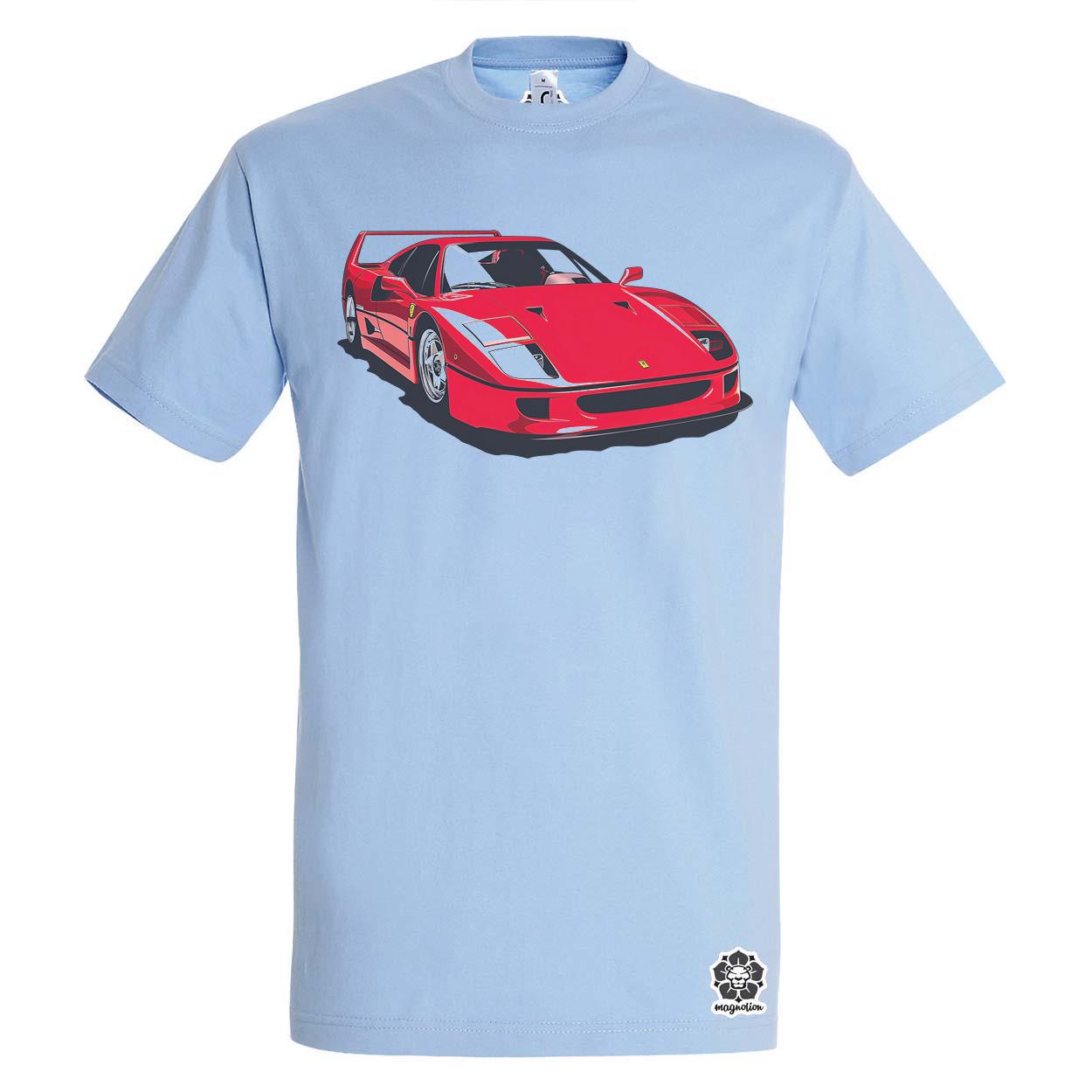 Ferrari F40 rajz v6 egyedi póló 