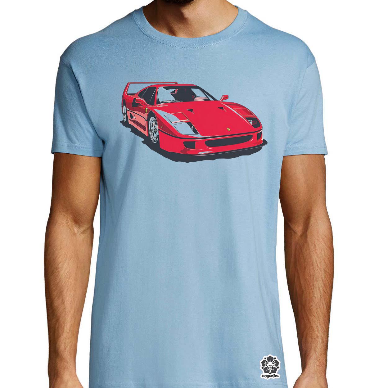 Ferrari F40 rajz v6 egyedi póló 
