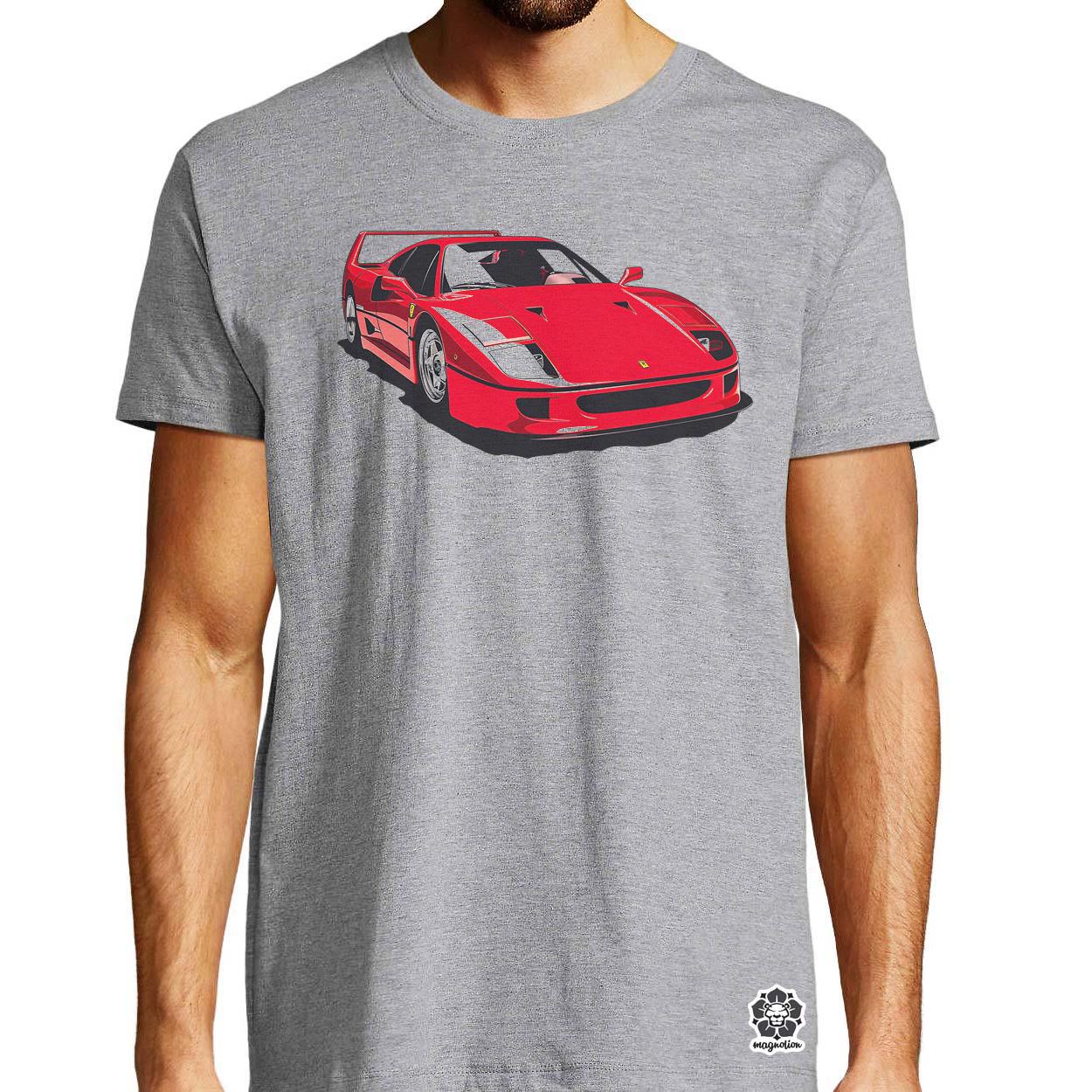Ferrari F40 rajz v6 egyedi póló 