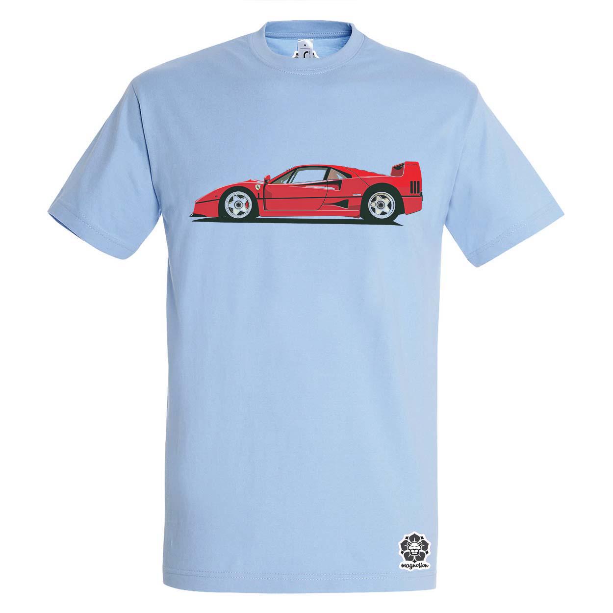 Ferrari F40 rajz v9 egyedi póló 
