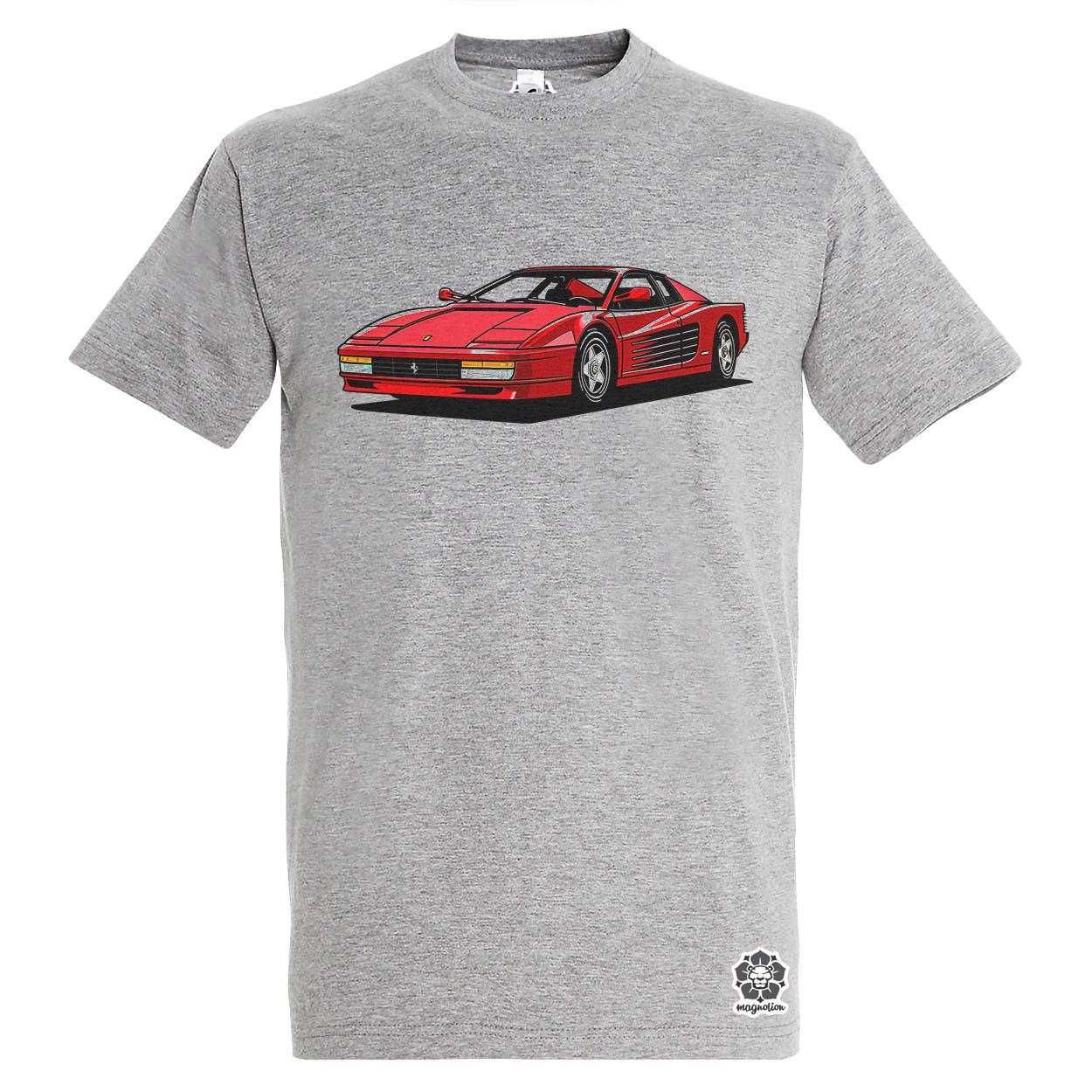 Ferrari Testarossa rajz v11 egyedi póló 