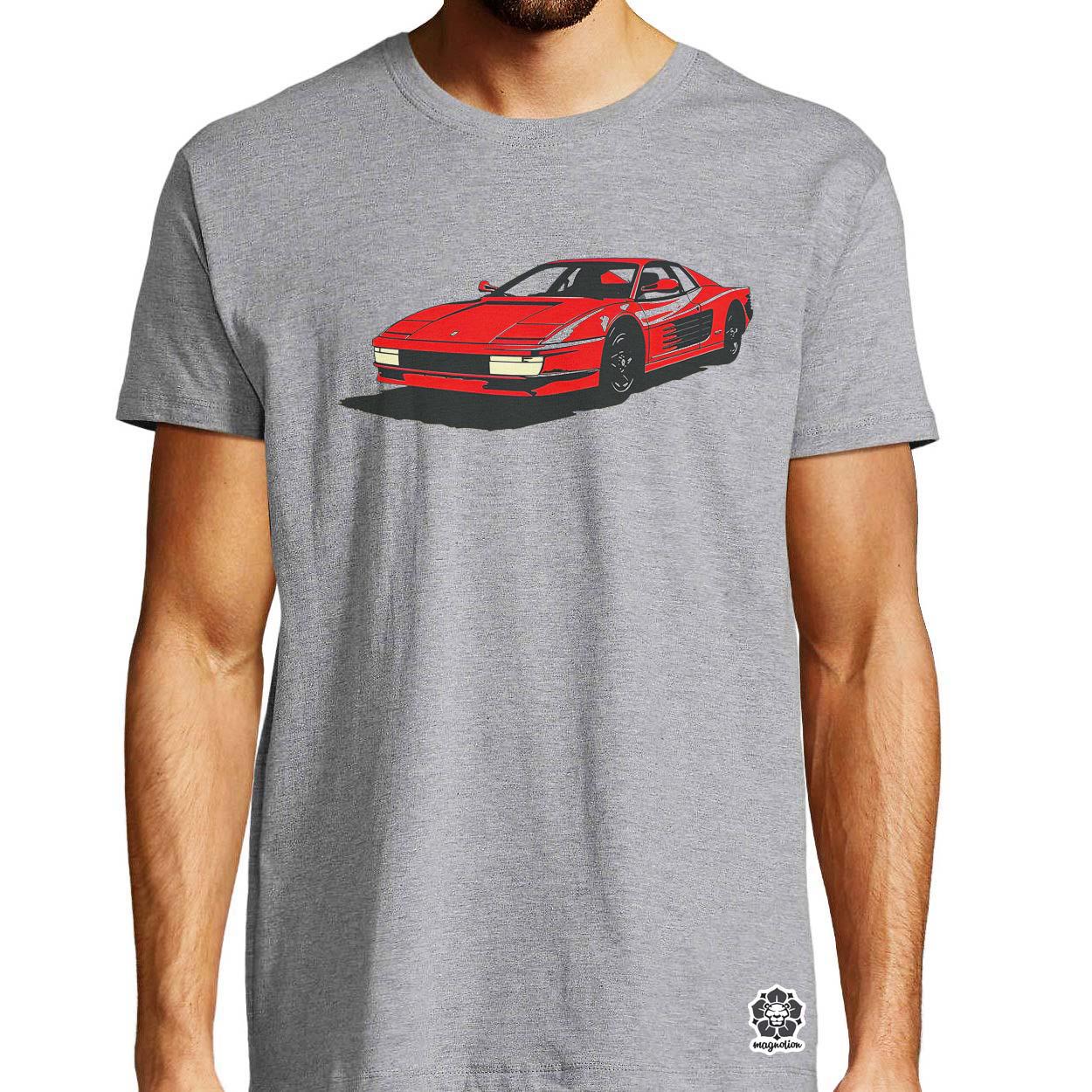 Ferrari Testarossa rajz v6 egyedi póló 
