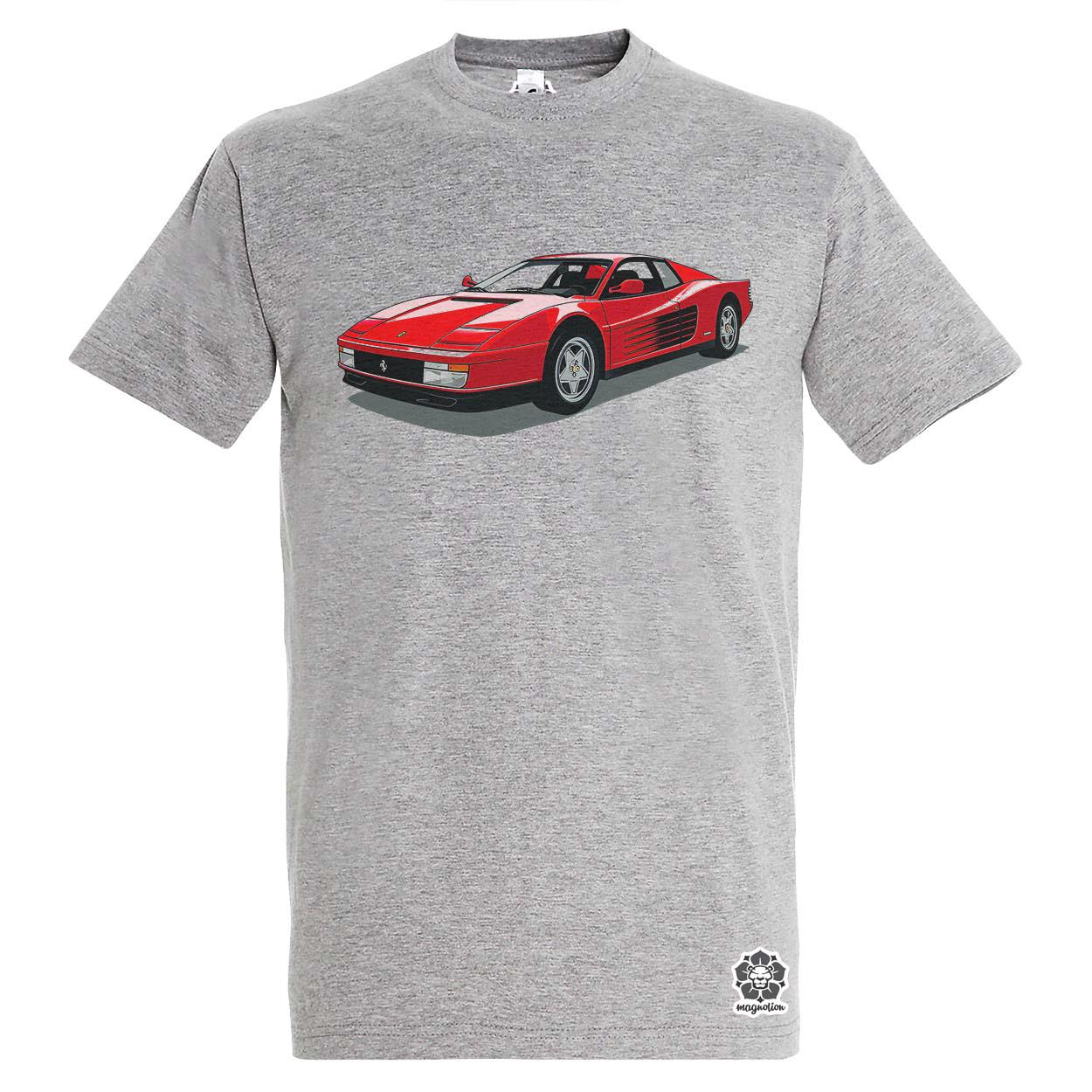 Ferrari Testarossa rajz v7 egyedi póló 