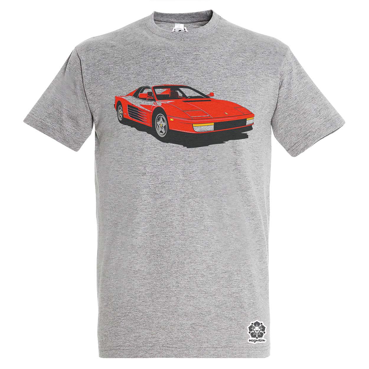 Ferrari Testarossa rajz v8 egyedi póló 