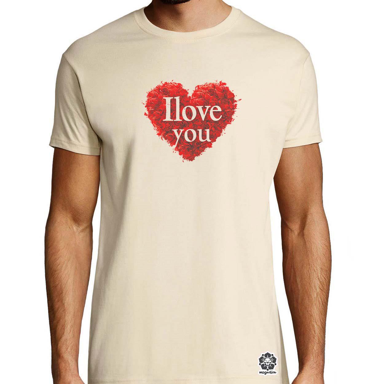 I love U v4 egyedi póló 