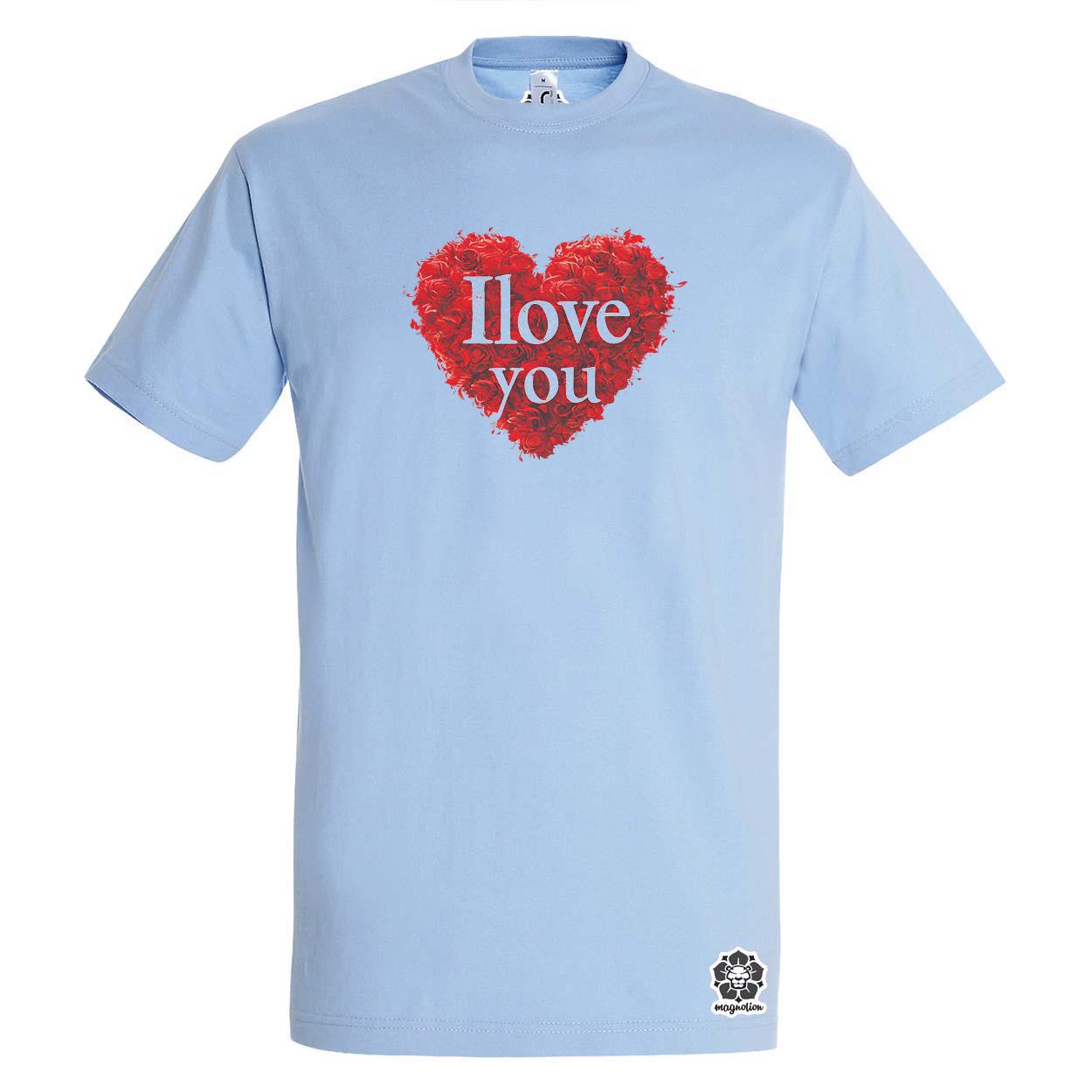 I love U v4 egyedi póló 