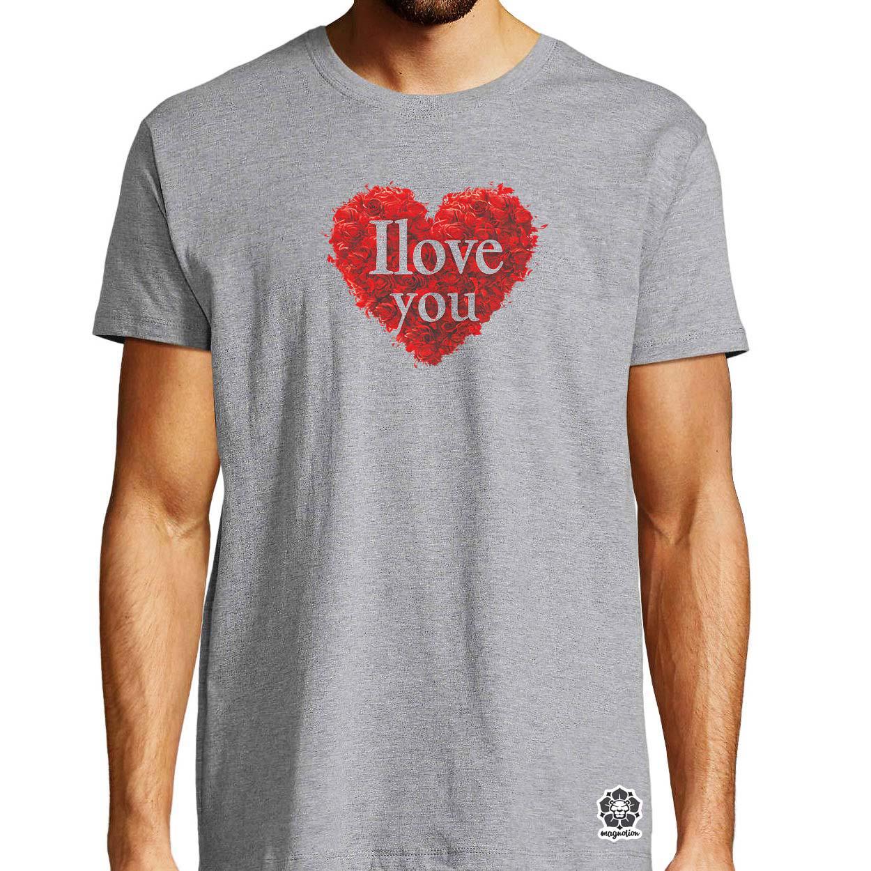 I love U v4 egyedi póló 