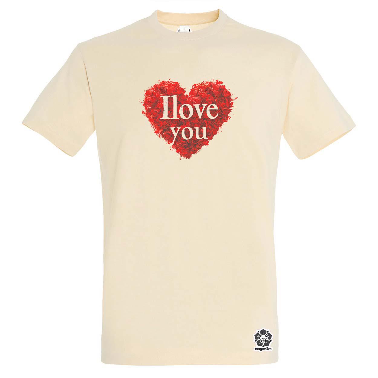 I love U v4 egyedi póló 
