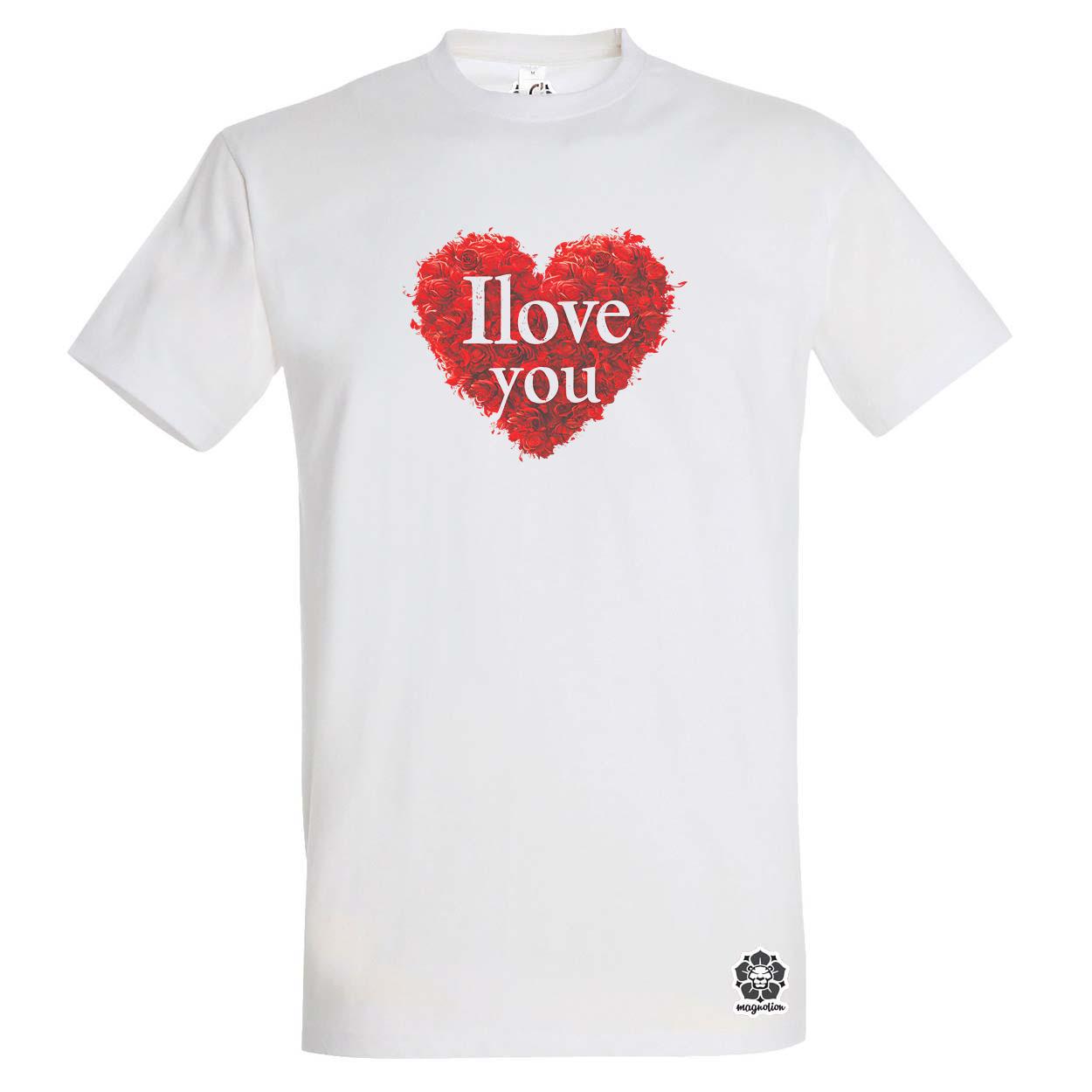 I love U v4 egyedi póló 