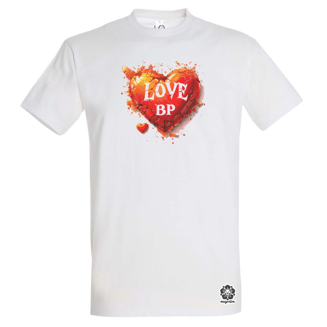 Love BP v22 egyedi póló 