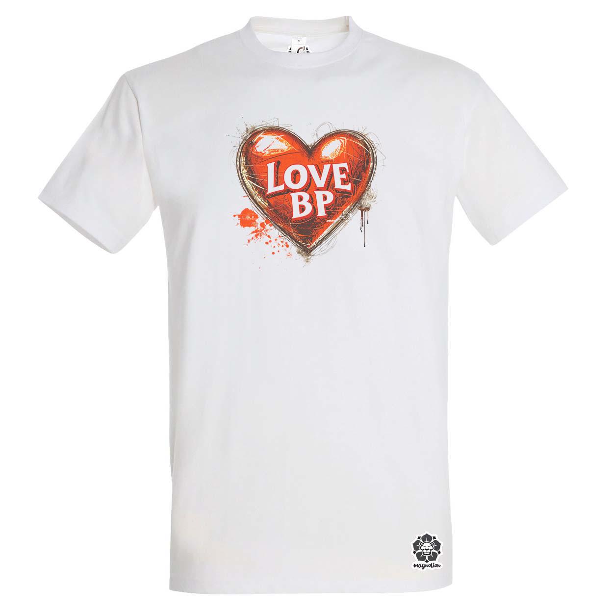 Love BP v23 egyedi póló 