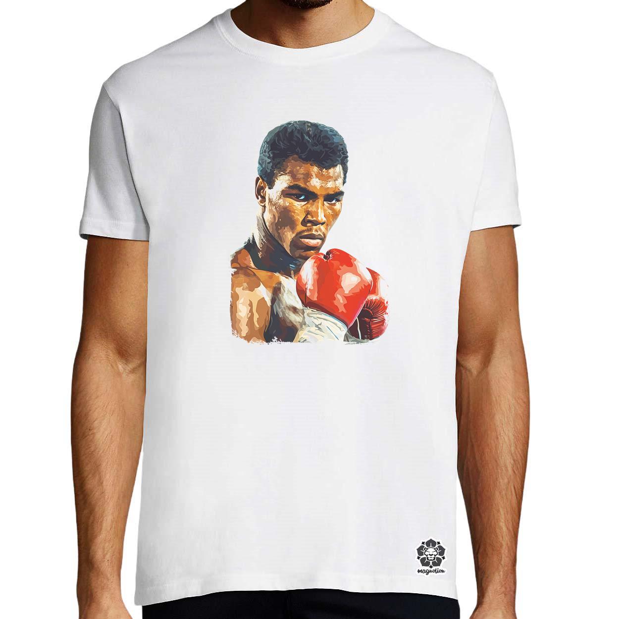 Muhammad Ali portré v1 egyedi póló 