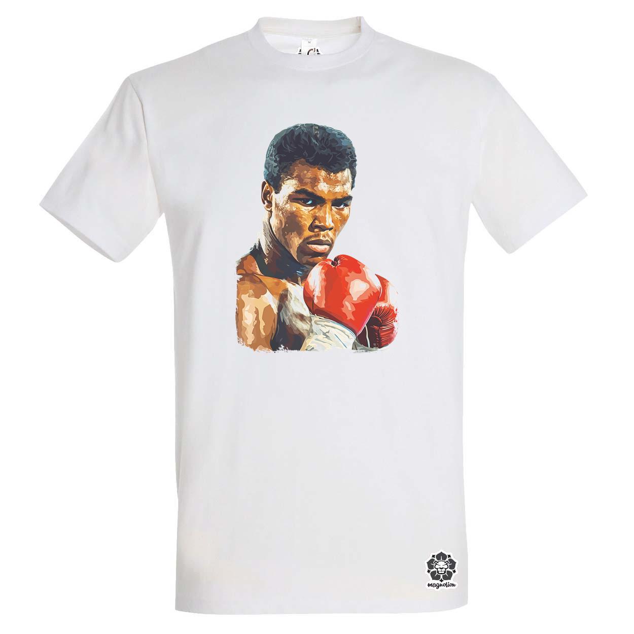 Muhammad Ali portré v1 egyedi póló 
