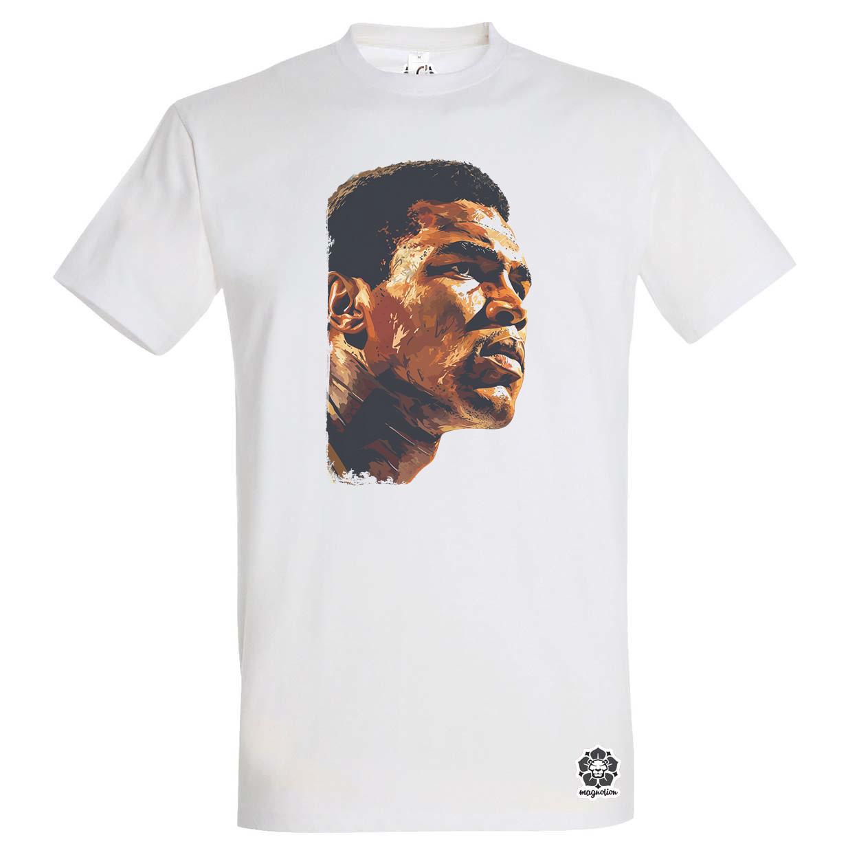 Muhammad Ali portré v2 egyedi póló 