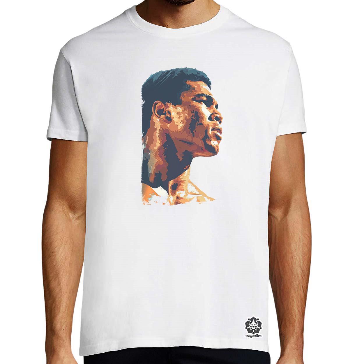 Muhammad Ali portré v3 egyedi póló 