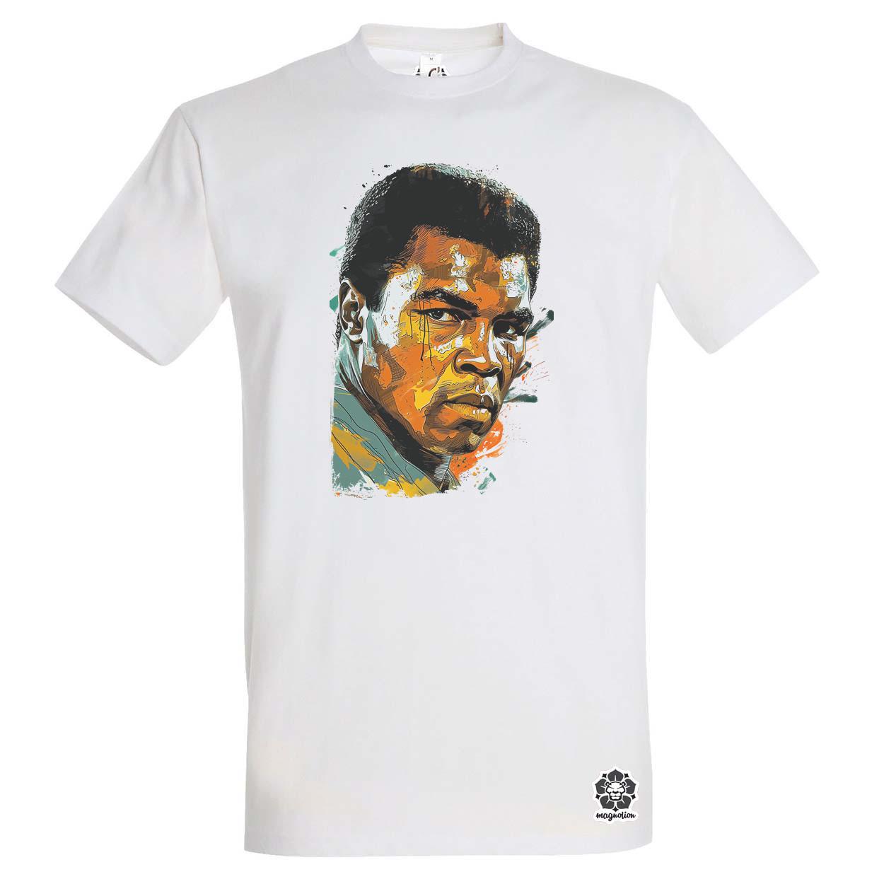Muhammad Ali portré v4 egyedi póló 