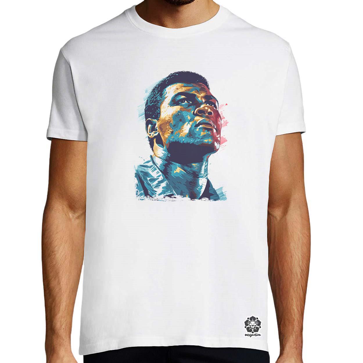 Muhammad Ali portré v5 egyedi póló 