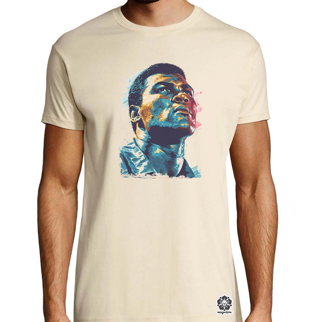 Muhammad Ali portré v5 egyedi póló 