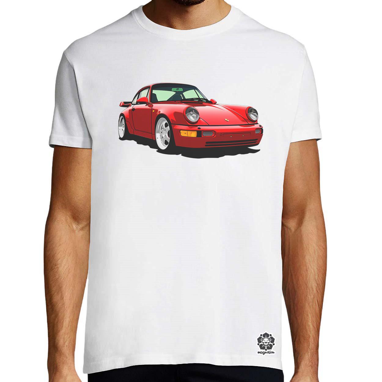 Porsche 911 rajz v5 egyedi póló 