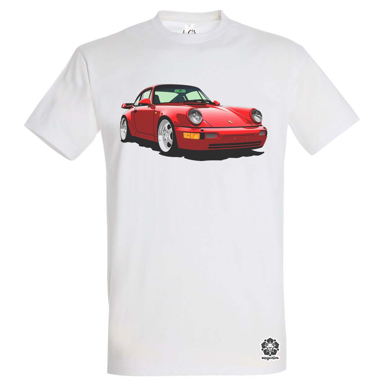 Porsche 911 rajz v5 egyedi póló 