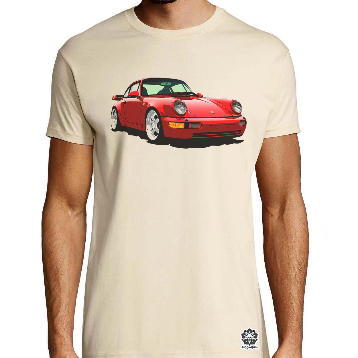 Porsche 911 rajz v5 egyedi póló 